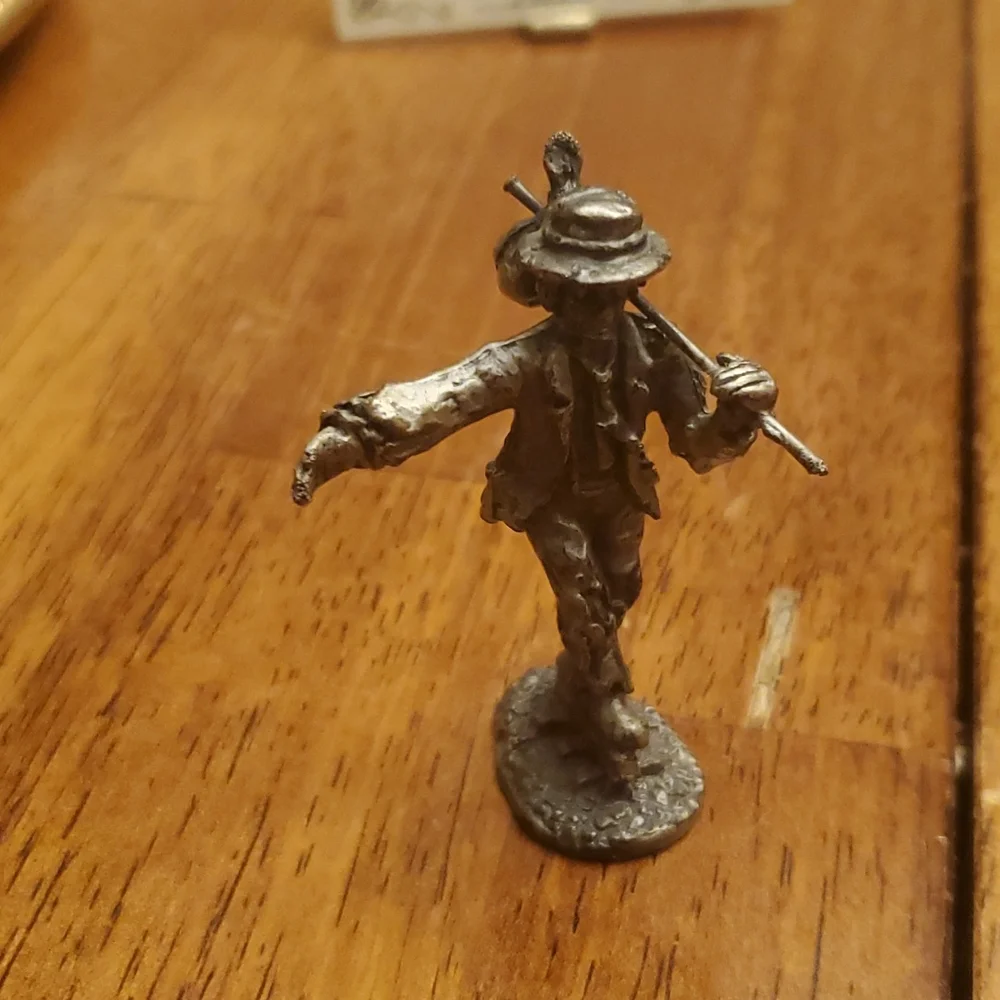Emmett Kelly Jr. Pewter Hobo Clown Figurine 2.5in - Picture 1 of 4